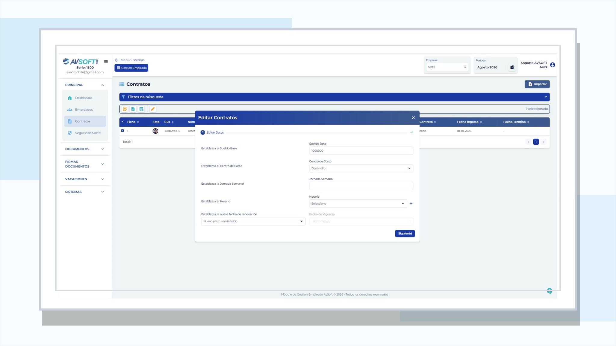 Colaboradores AVsoft Doc